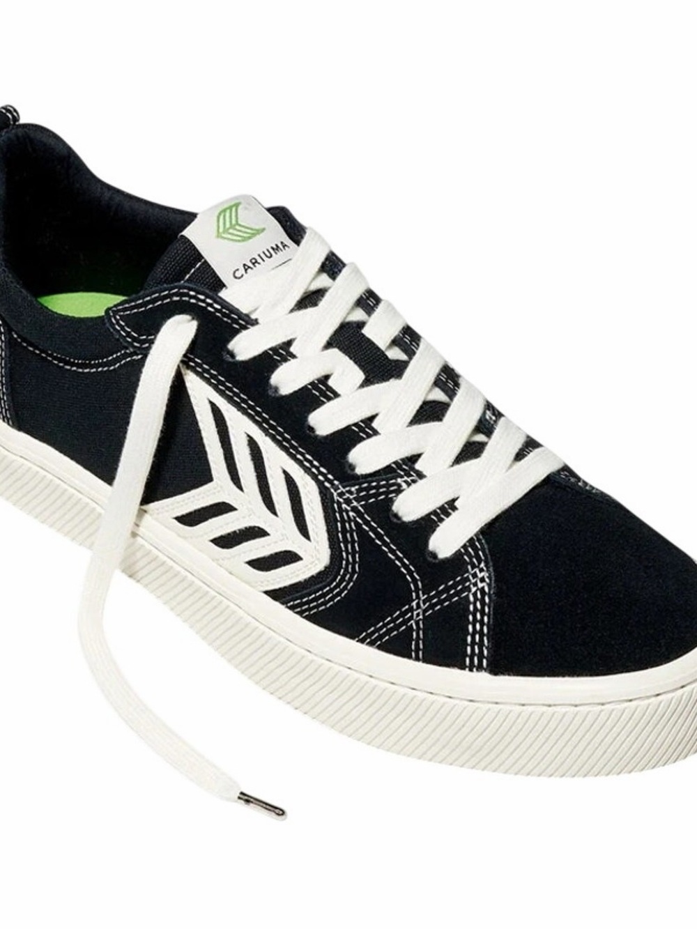 Cariuma Women’s/ Men’s Catiba Pro Black & White Low-Profile Sneaker